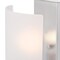 Westinghouse Fixture Wall 60W Enzo James, Brushed Nickel Forsted Curved Glassass 6369500 - alternate 6